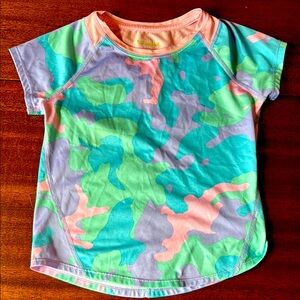 Colorful Camo Kids Shirt